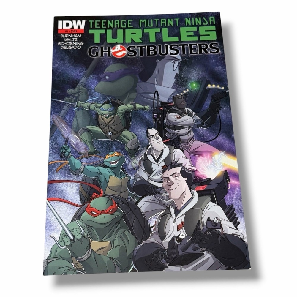 Teenage Mutant Ninja Turtles Ghostbusters Comic Book IDW #1 2014 AD